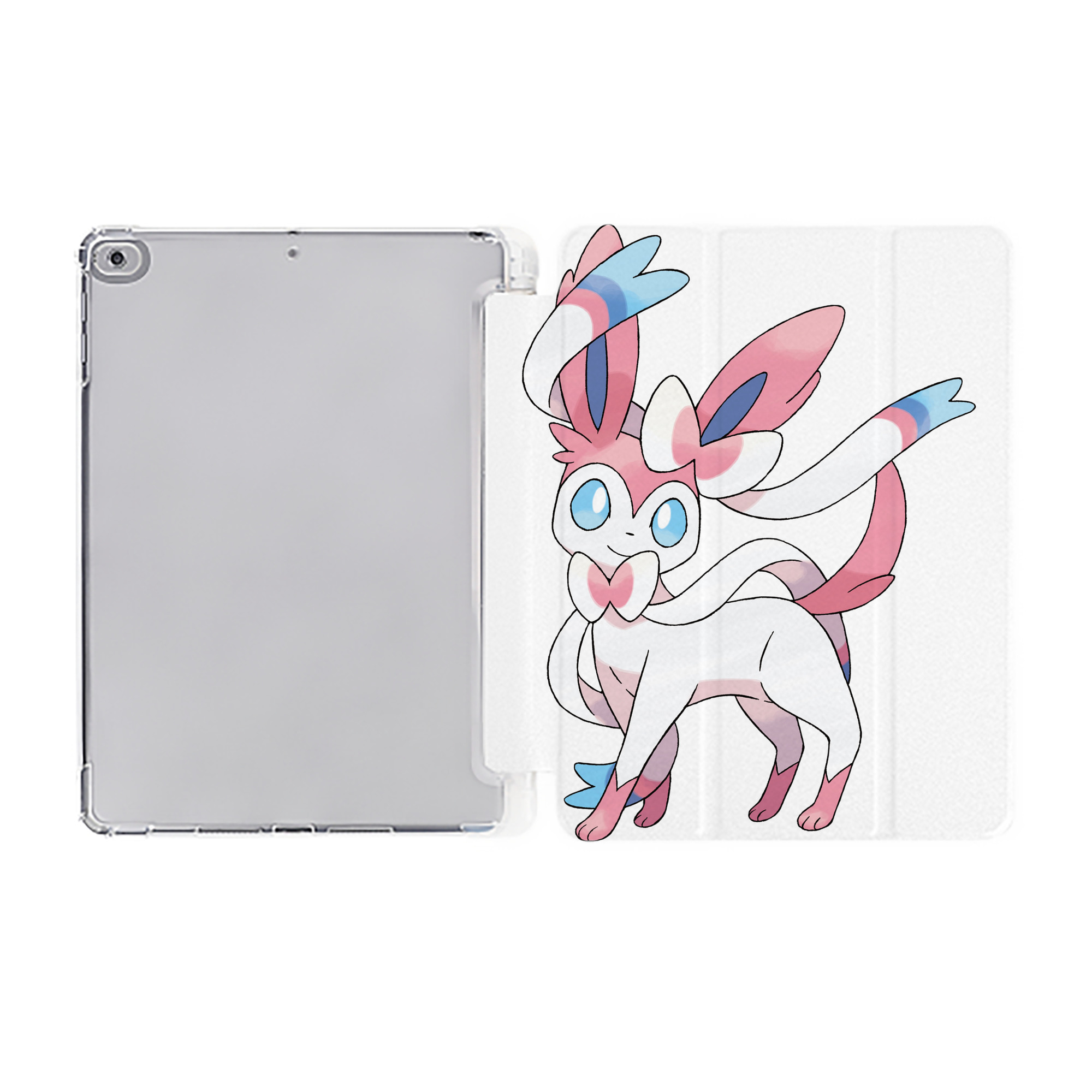 （画像用） ポケットモンスター Pokémon IPad ケース ペン収納付き 三つ折りスタンド PUレザー×シリコン 対応機種9.5/10.5/10.9インチ